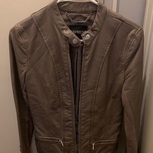 Express leather jacket